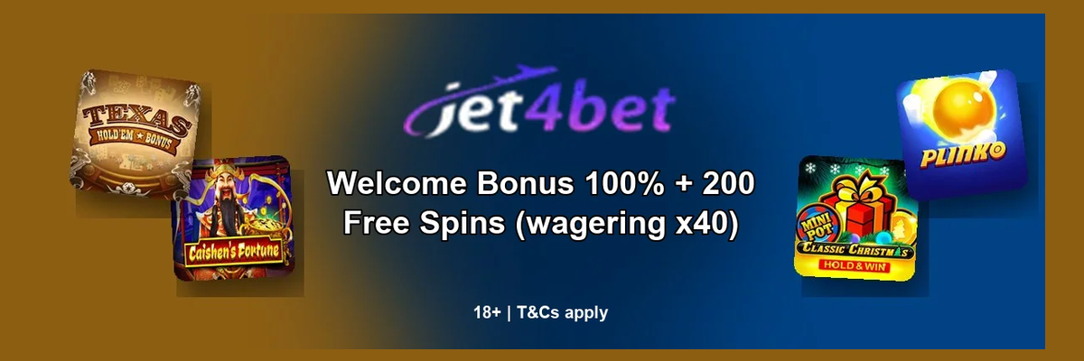 Jet4Bet welcome offer