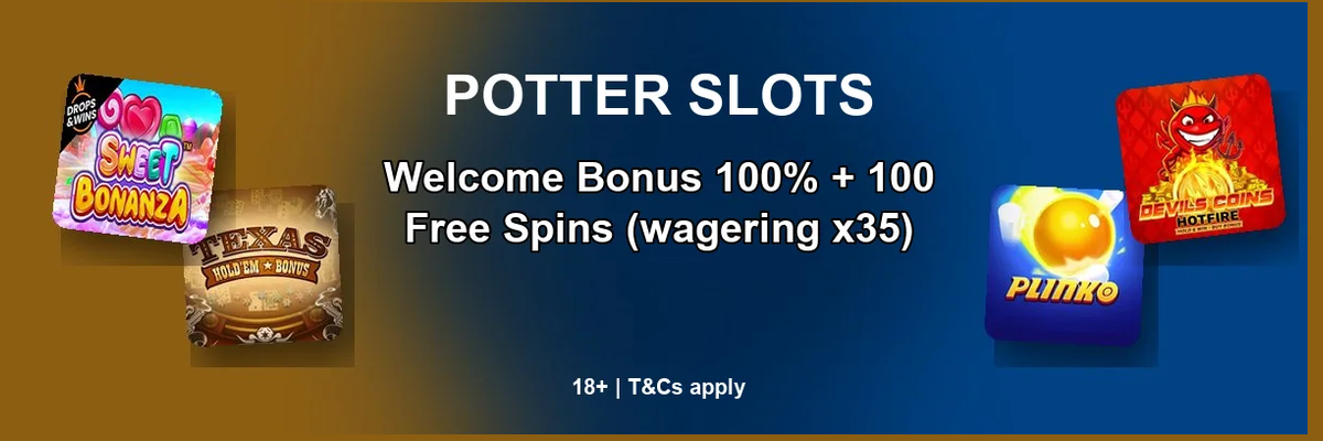 Potter Slots welcome offer